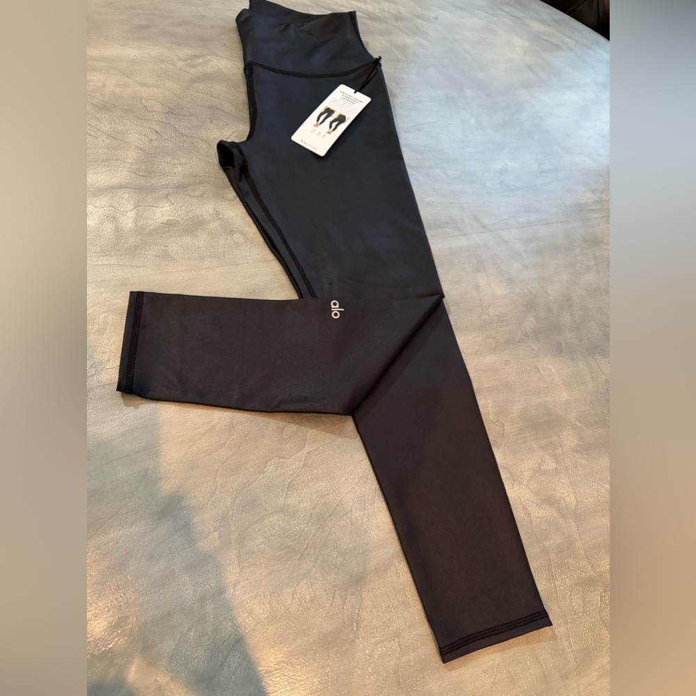 7/8 High-Waist Black AirBrush Legging